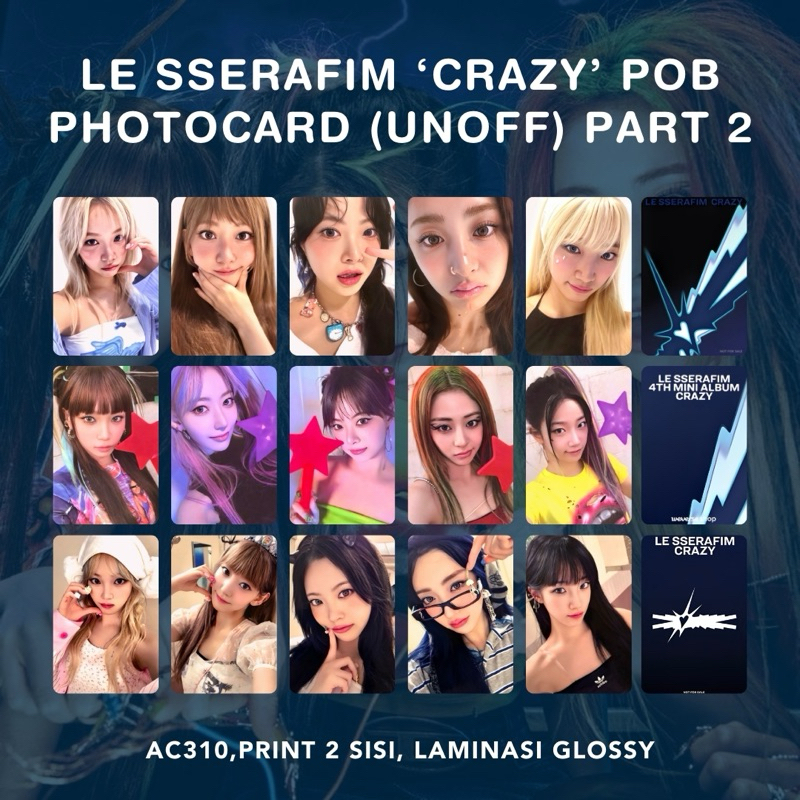 LE SSERAFIM - LESSERAFIM サクラ トレカ CRAZY コンパクト盤 ル