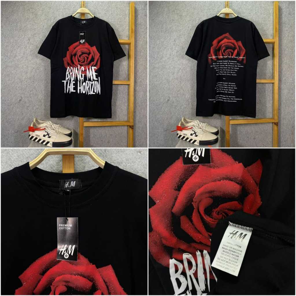 H m BMTH BRING ME THE HORIZON DROWN BLACK TSHIRT T SHIRT Shopee Malaysia
