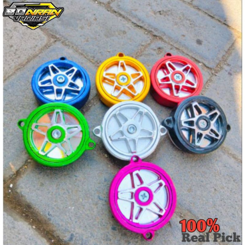 Mesin Close The Dynamo Starter Spinner Star Aluminum Pnp Honda Tiger