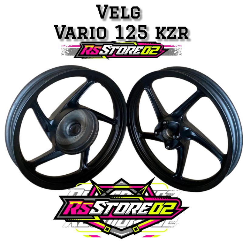 HITAM Original Vario Front and Rear Rims Black / Can Request Color ...