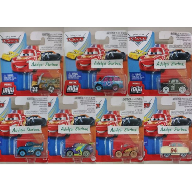 Cars disney pixar cars metal mini racers school bus ms miss fritter ...