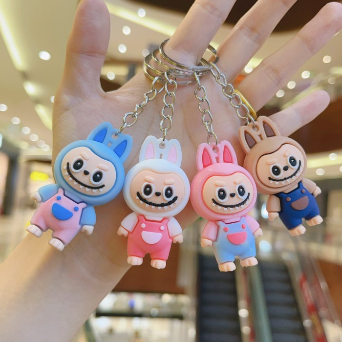 GANTUNGAN THE MONSTER LABUBU 3D BAG KEYCHAIN / CUTE VIRAL LABUBU ...