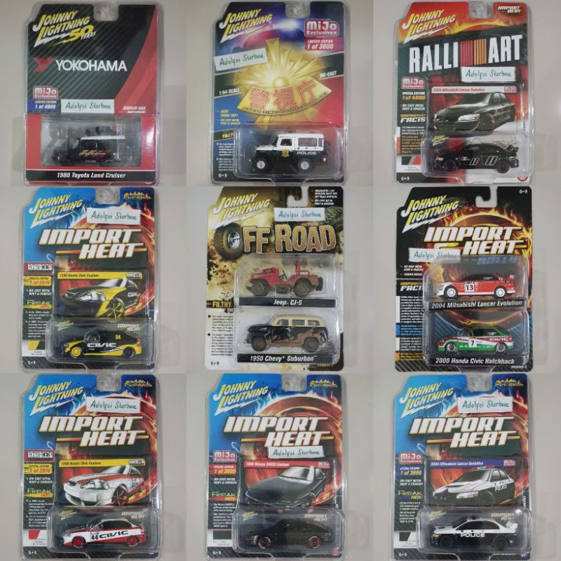 Johnny lightning import heat rally 2004 Mitsubishi lancer evolution ...