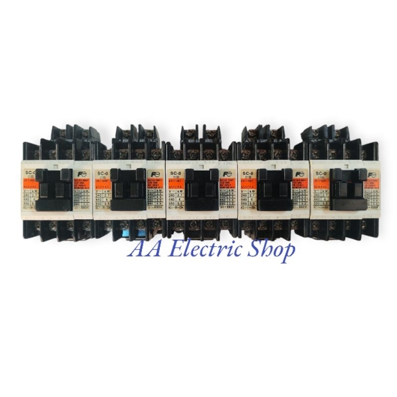 Second hand Fuji Electric SC-0 220V 20A contactor Ready to use | Shopee ...
