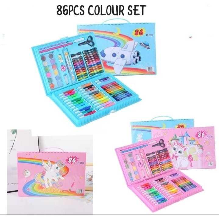 Crayon set 86 pcs | Shopee Malaysia