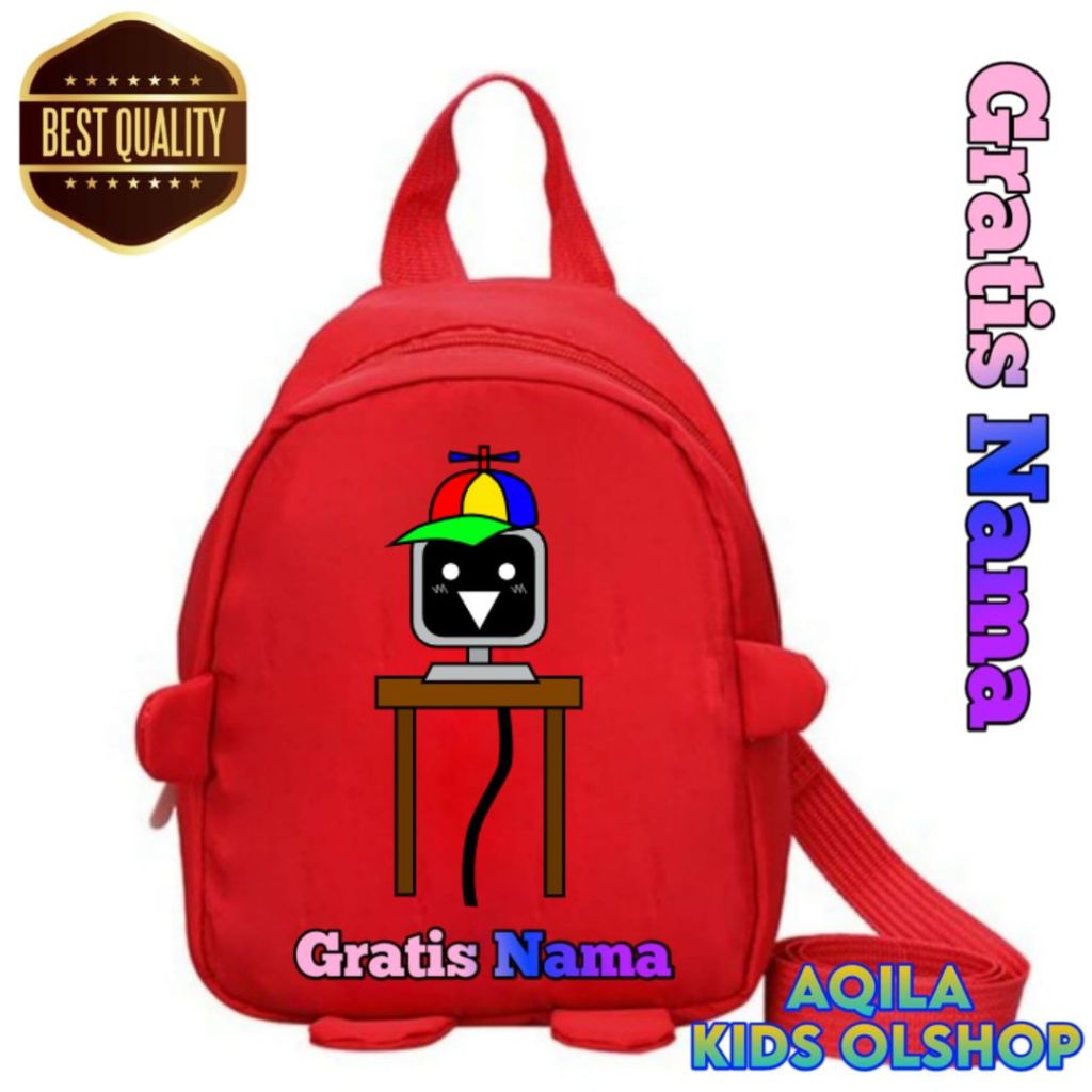 Sprunki MRFUN PAUD Kindergarten mini school bag | Shopee Malaysia