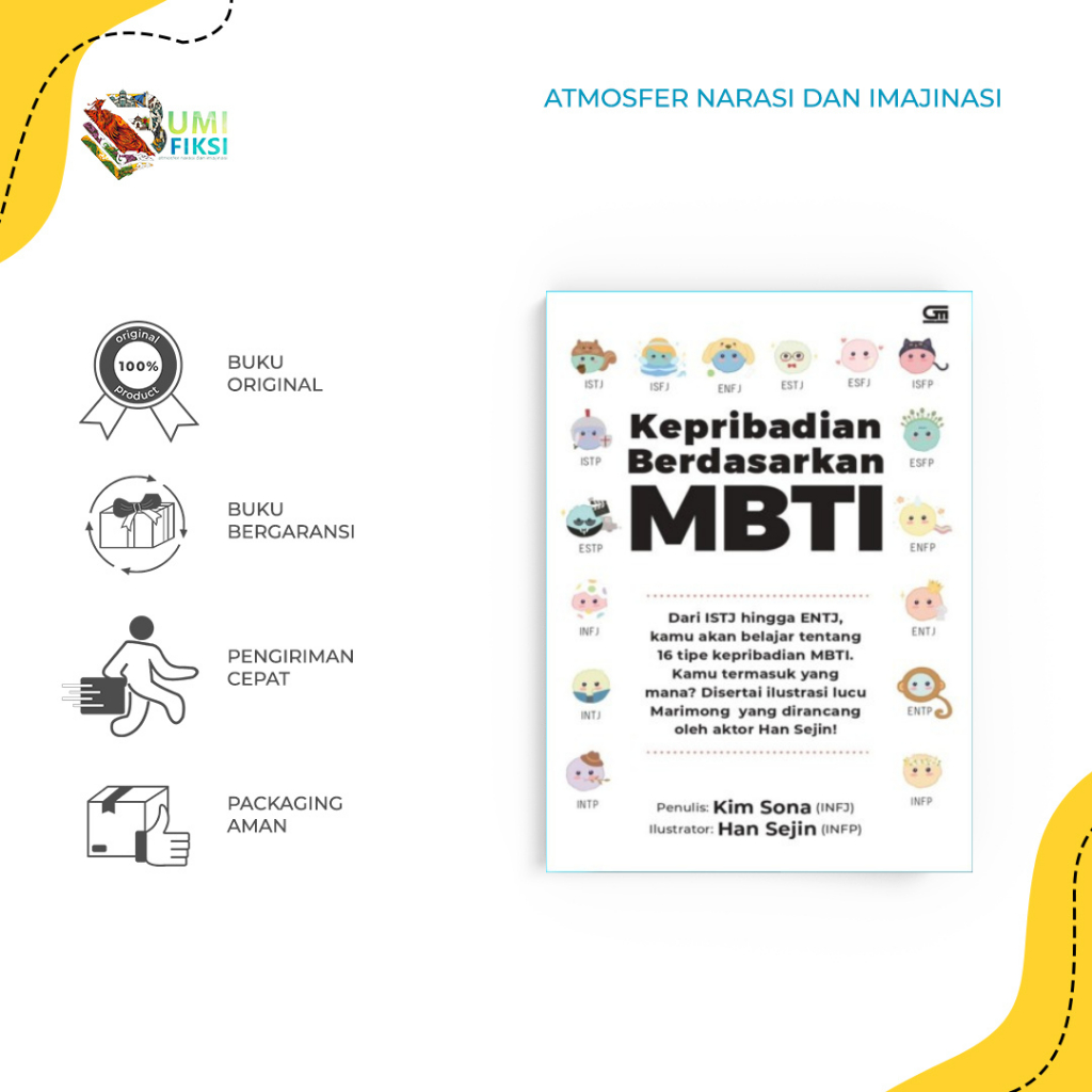 Personality Psychology Book Based on MBTI - Kim Sona - Gramedia ...