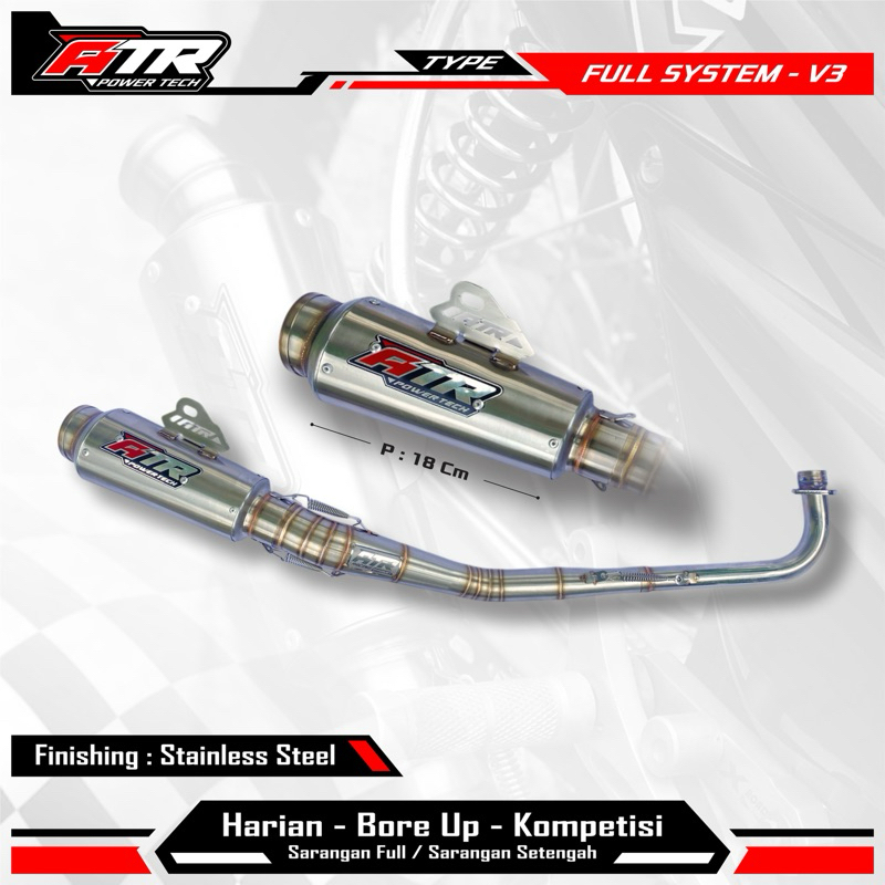 ATR Racing Exhaust - PNP C-series type V3 - by ATR POWER TECH | Shopee ...
