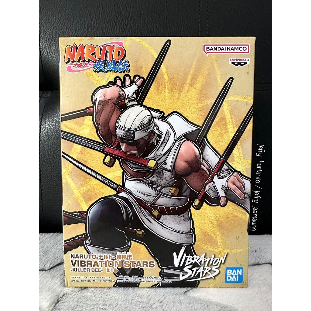 Naruto Shippuden Killer Bee Vibration Stars Figure Original Banpresto ...