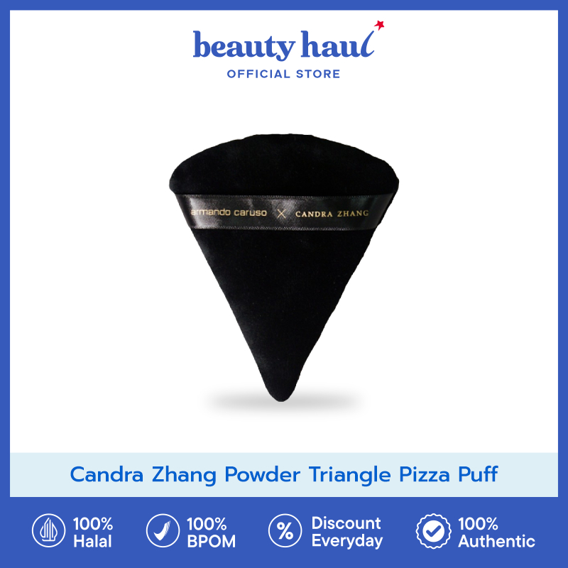 ARMANDO CARUSO X Candra Zhang Powder Triangle Pizza Puff | Shopee Malaysia