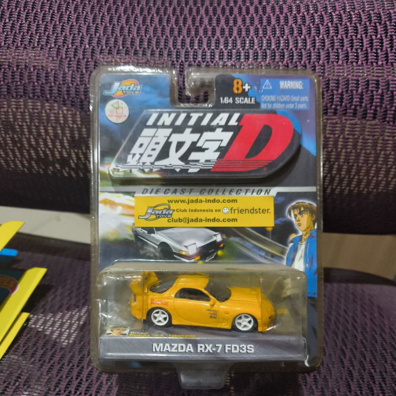 Jada TOYS MAZDA RX-7 FD3S REDSUNS INITIAL D | Shopee Malaysia