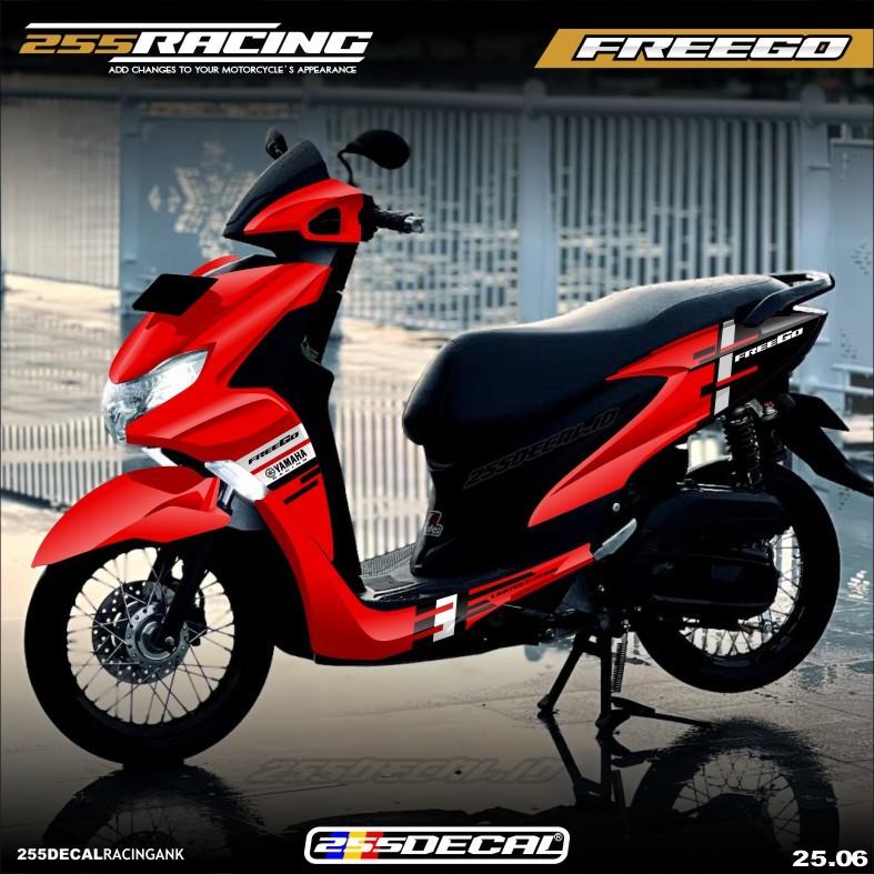 Decal Sticker Yamaha Freego 125 2018 2019 2020 2021 2022 Full Body ...