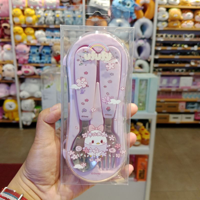 Miniso Disney Ufufy Collection Fork & Spoon | Shopee Malaysia
