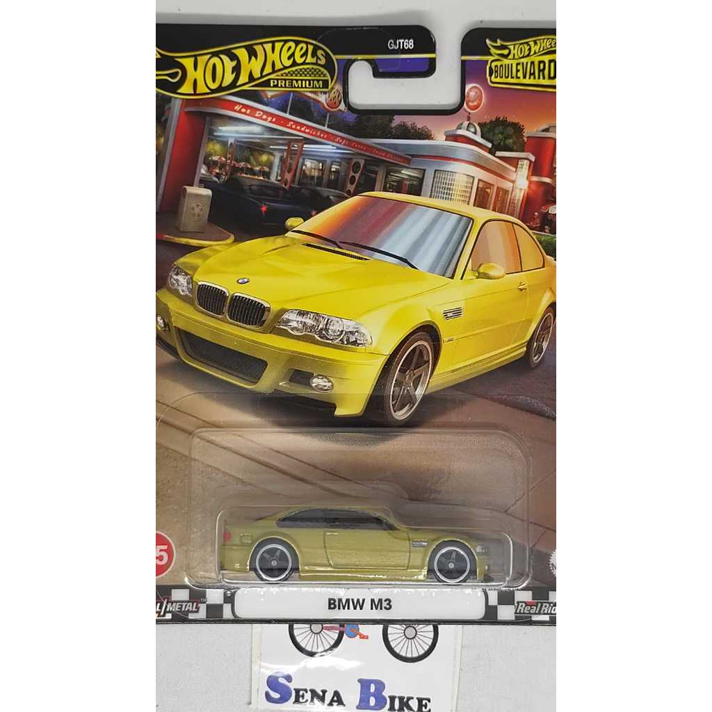 Hot Wheels Premier Boulevard – Voiture Miniature BMW M3 – Échelle 1/64 – Mattel, Neuve Sous Blister