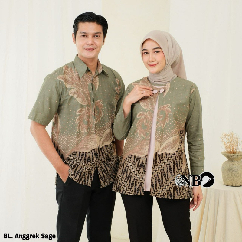 Couple batik men's women's batik clothes, office uniforms, party batik ...