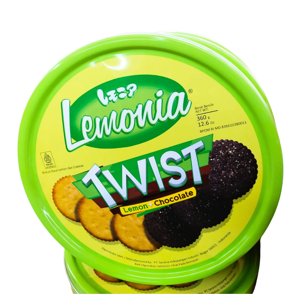 Nissin Lemonia Twist 360gr Lemon Chocolate Biscuits Bread Cake Canned ...