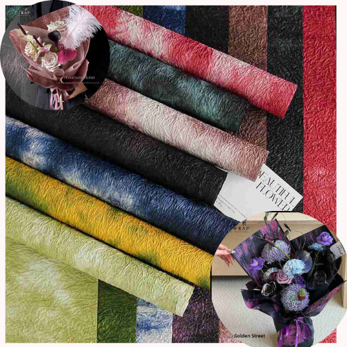 [HIGH Premium LIMITED] Gradient Tangled Texture Flower Bouquet Paper