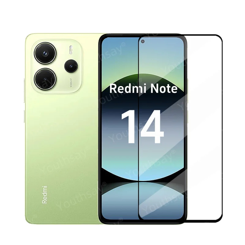 LAYAR Ellastuff 2IN1 PACKAGE XIAOMI REDMI NOTE 14 5G TEMPERED TG SCREEN ...