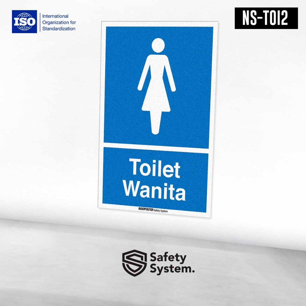Iso 7001 Standard Women's Toilet / WC Sign Sticker | Shopee Malaysia