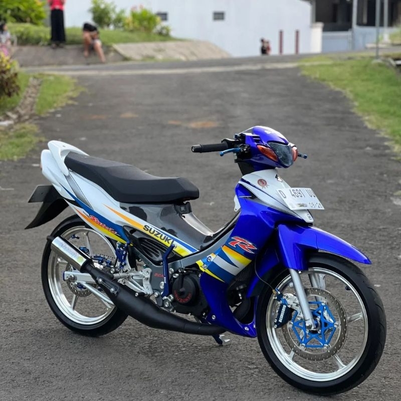 Sticker striping Suzuki Satria R120 Shark Transparent maxdecal (Can ...