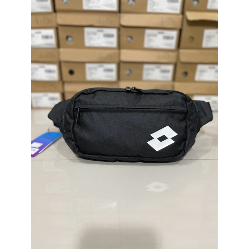 Lotto BRIVIO WAISTBAG BLACK LOTWB Bag231228B SLING BAG SLING BAG ORIGINAL LOTTO Shopee Malaysia