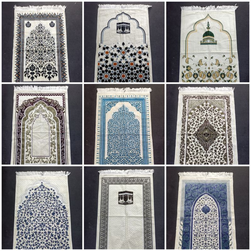 White Turkish Prayer Rug | Shopee Malaysia