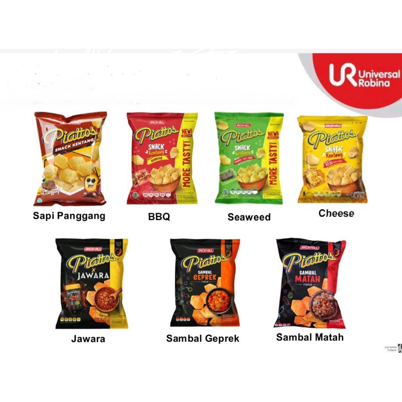 Piattos POTATO SNACK POUCH 68GR | Shopee Malaysia