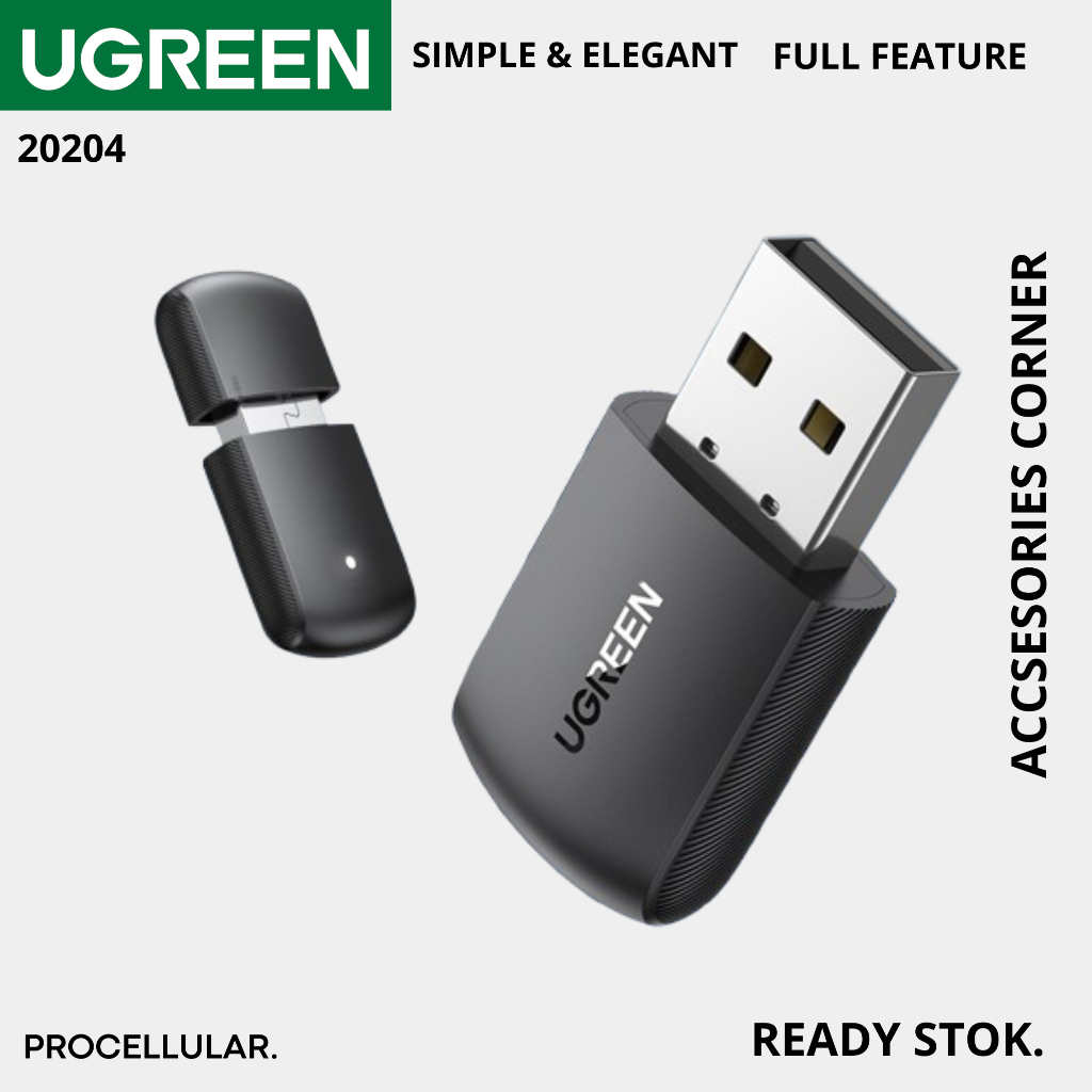 Ugreen Wifi Adapter Wireless Receiver PC Computer Dual Band 2.4Ghz ...