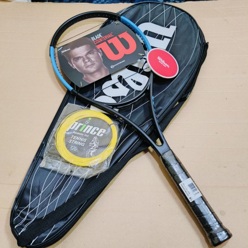 Wilson BLADE COUNTERVAIL BLUE TENNIS RACKET READY TO USE | Shopee Malaysia