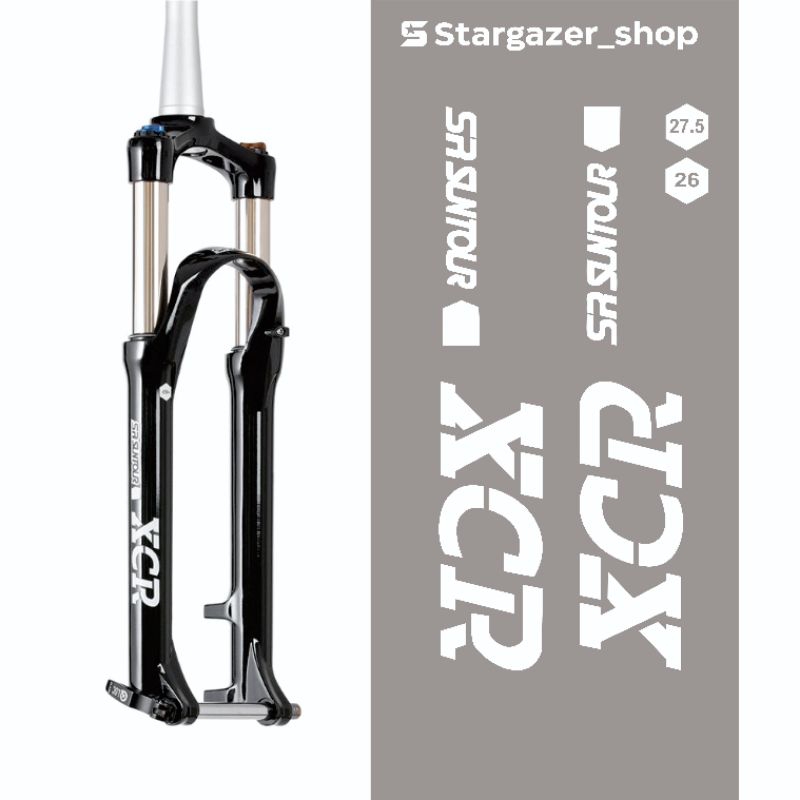 Suntour xcr 32 mtb mountain bike fork cutting sticker | Shopee Malaysia