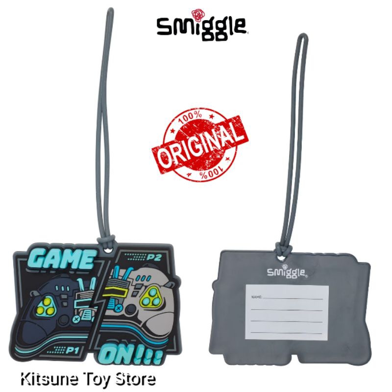 Smiggle Name Bag Tag Epic Game On Original - School Backpack Name Label ...