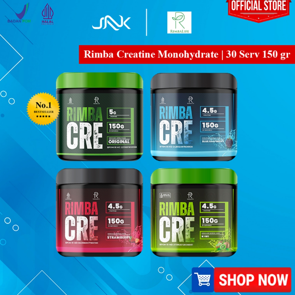 Rimbalife Rimba CRE Creatine Monohydrate 150gr 30 Serv | Power Stamina ...