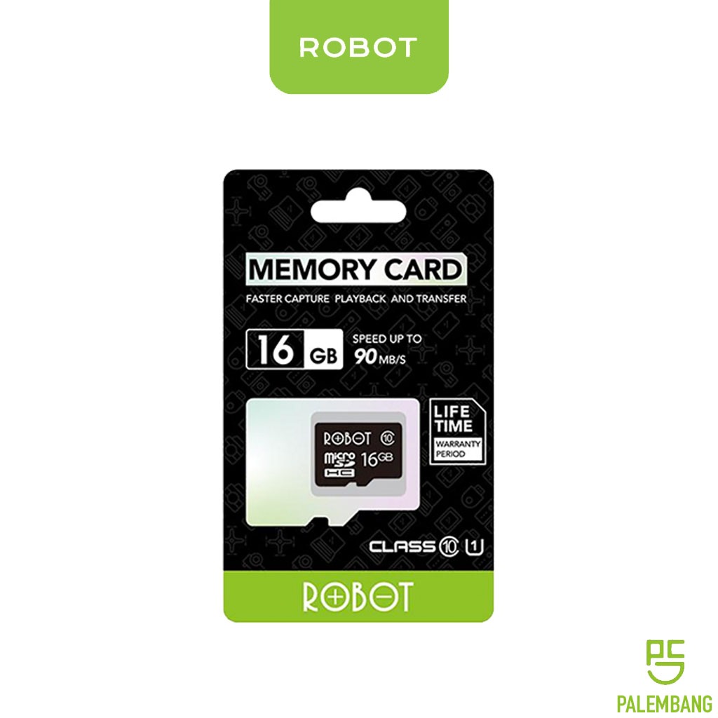 Robot TF Card 16GB Memory Card With Package High Speed Class 10 ...