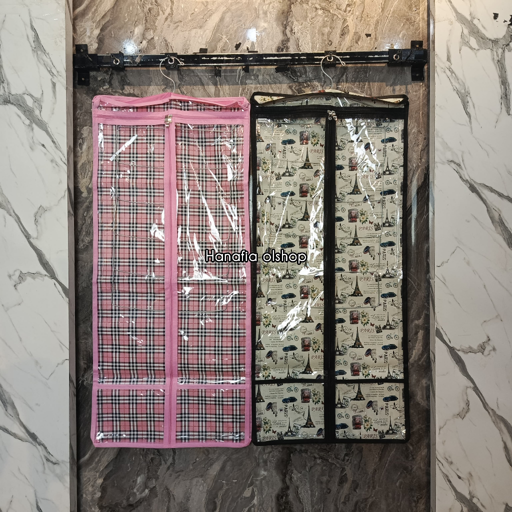 Hanafia AESTHETIC MOTIF LACE HIJAB RACK / HANGING HIJAB RACK PLUS ...