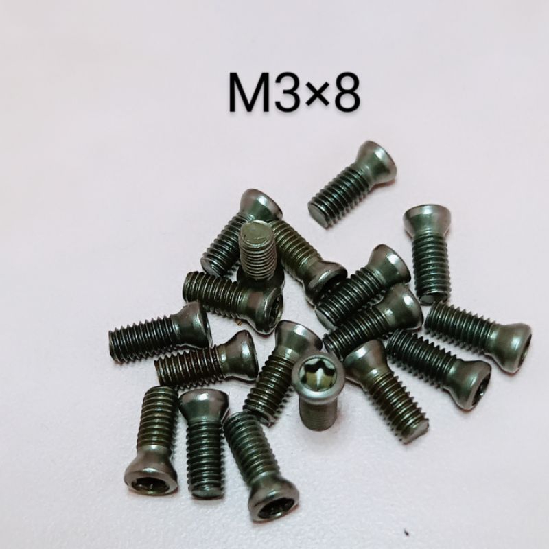 Screw bolt Holder m3田8 Screw star lathe insert m3田 8 Star key T15 new ...
