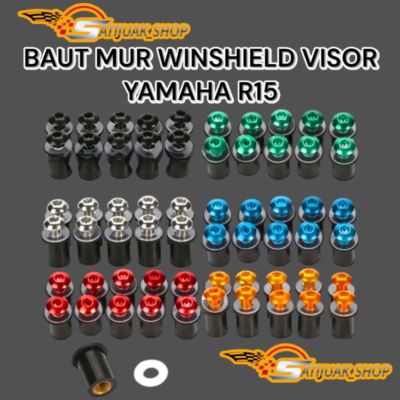 Windshield VISOR YAMAHA R15 V1, V2, V3 | Shopee Malaysia