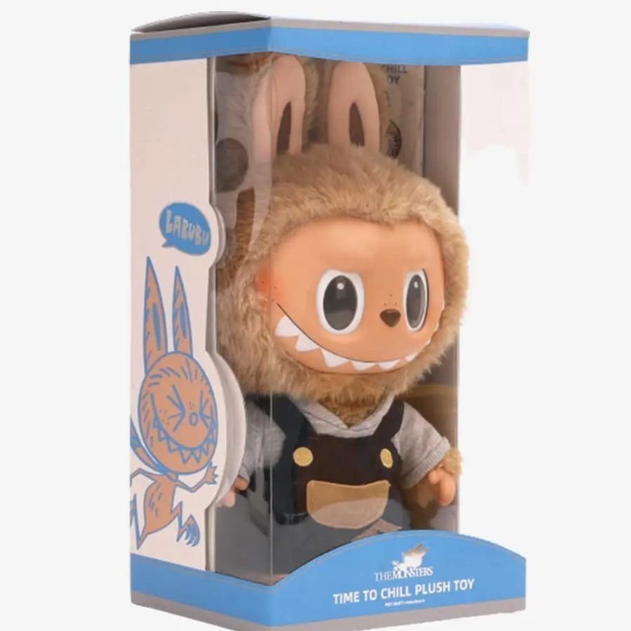 Labubu time to chill vinyl plush doll, 37cm high, original popmart ...
