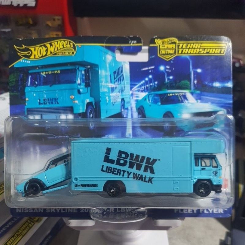 Hotwheels Team Transport Nissan Skyline 2000GT-R LBWK Fleet Flyer ...