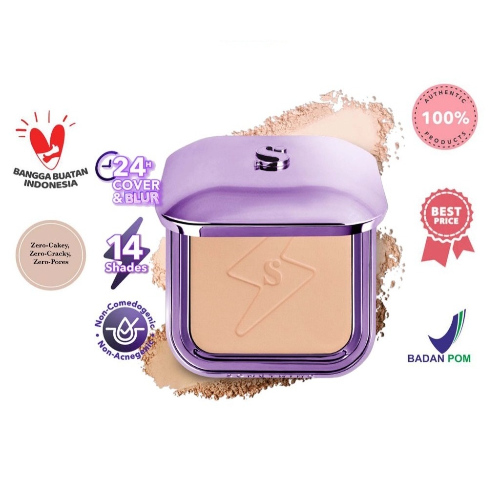 Somethinc Copy Paste COVERBLUR TM Powder Foundation 12g | Two Way Cake ...