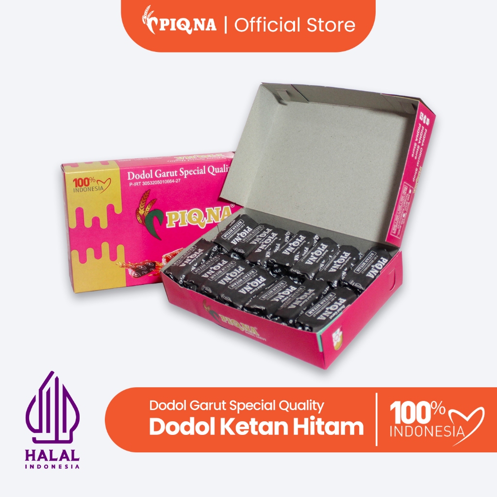 HITAM Dodol Garut PIQNA Black Sticky Rice Flavor | Dodol Garut Special ...