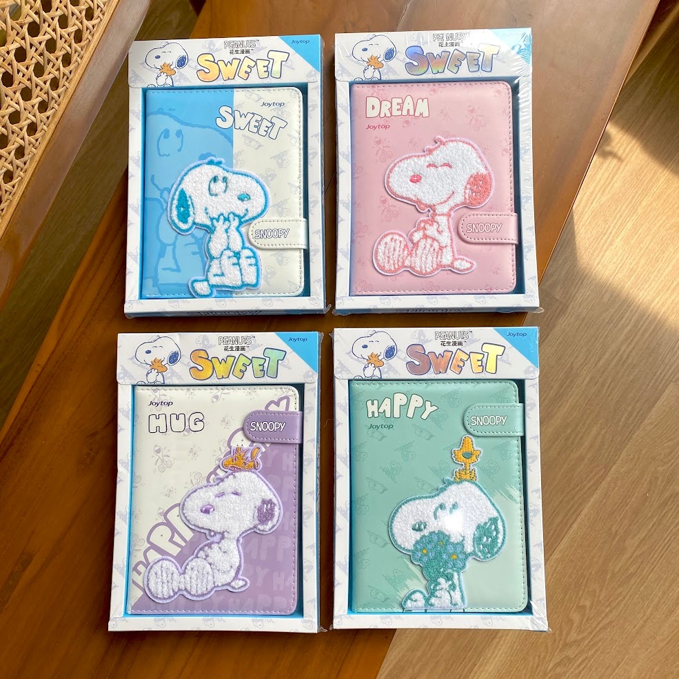 Notebook Binder Snoopy Charlie Brown Lucy Woodstock Notebook Stationery ...