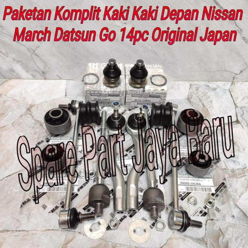 Complete package of front legs for Nissan Datsun Go 14pc Original Japan ...