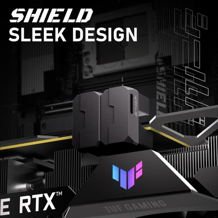 Ezdiy-fab SHIELD BLACK GRAPHIC CARD GPU VGA PCIE 8 PIN 180 DEGREE ...