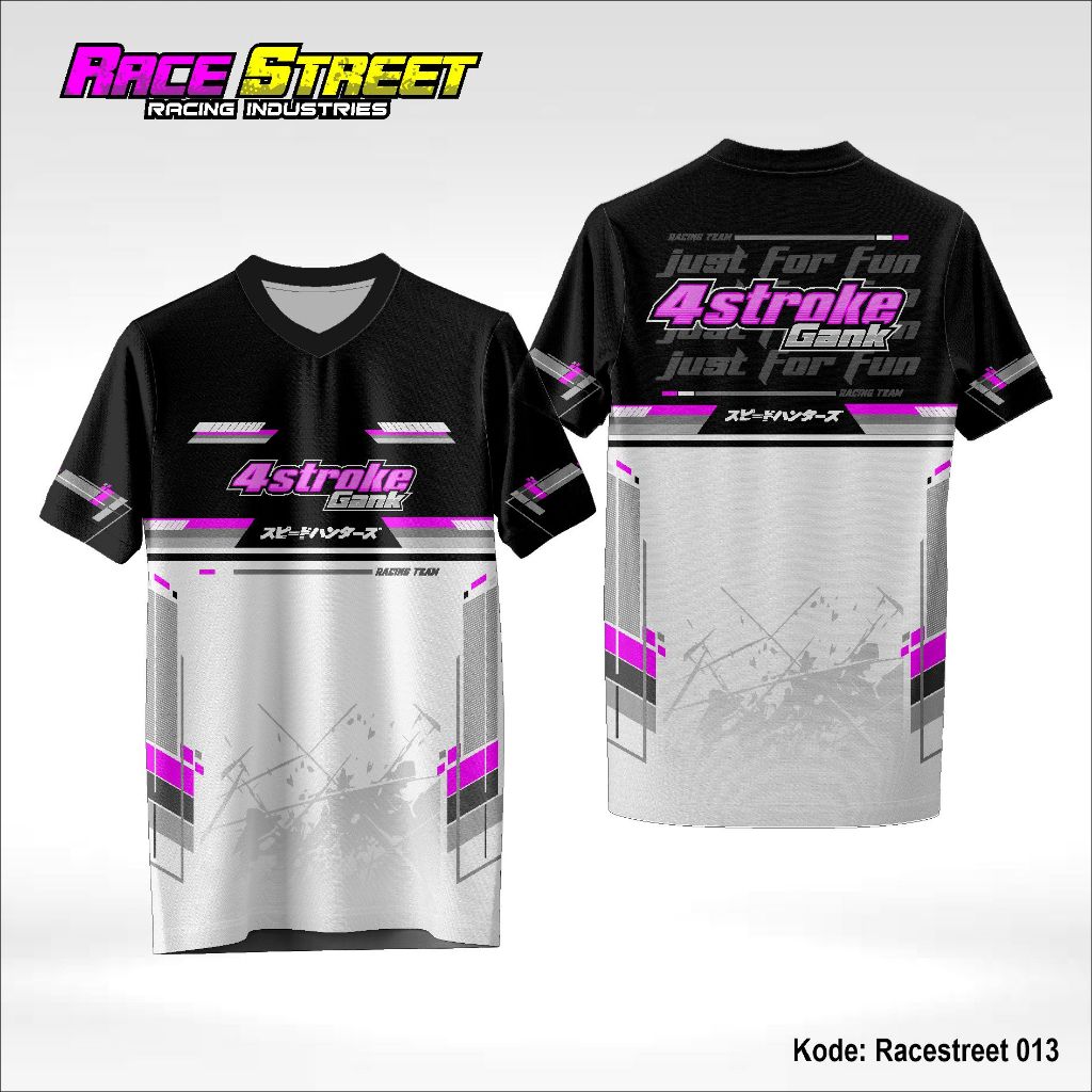 Racing Jersey 4Stroke Gank Racing Jersey DryFit Material Full Printing ...