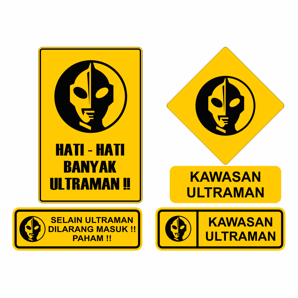Karimika Sign Board Acrylic Ultraman Area Sign Board Sign Board ...