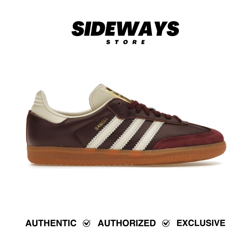Adidas Samba OG Maroon Burgundy Red (ID0477) | Shopee Malaysia