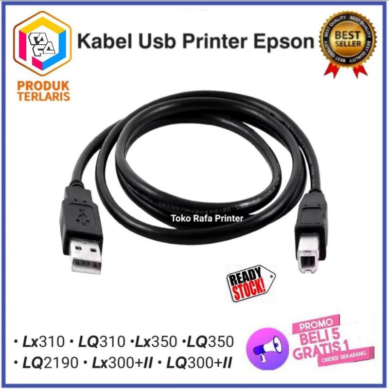 Epson Lx310 LQ310 LQ2190 Lx300+II Printer Usb Cable LQ300+II Printer ...