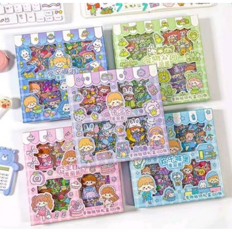 (AJ) Momo STICKER PACKING BOX / MOMO CHARACTER STICKER / MOMO STICKER ...