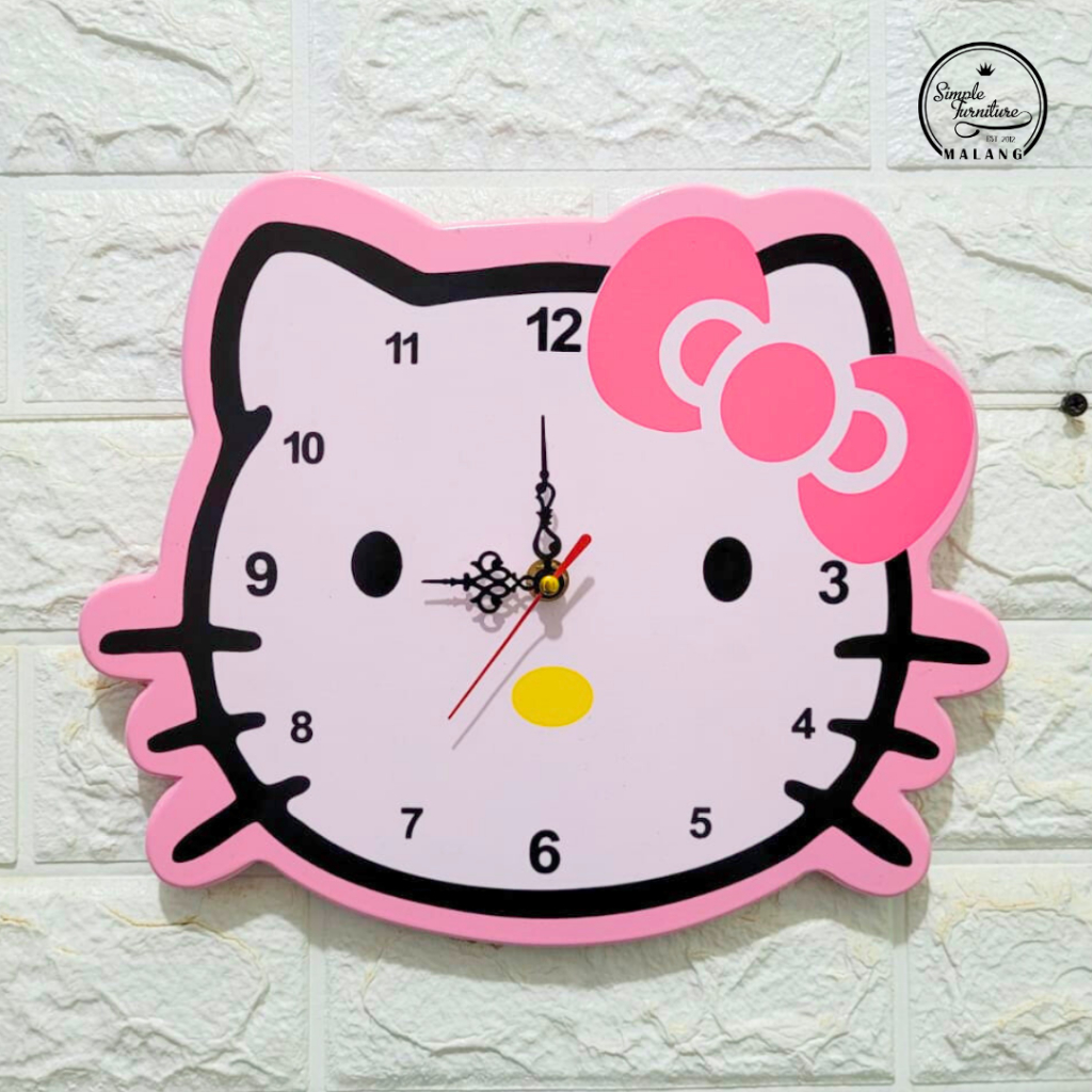 Hello kitty wall clock | Shopee Malaysia
