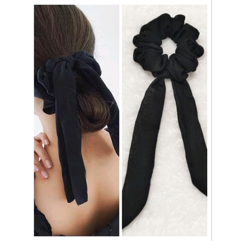 Long RIBBON HAIR TIE/SCRUNCHIE | Shopee Malaysia